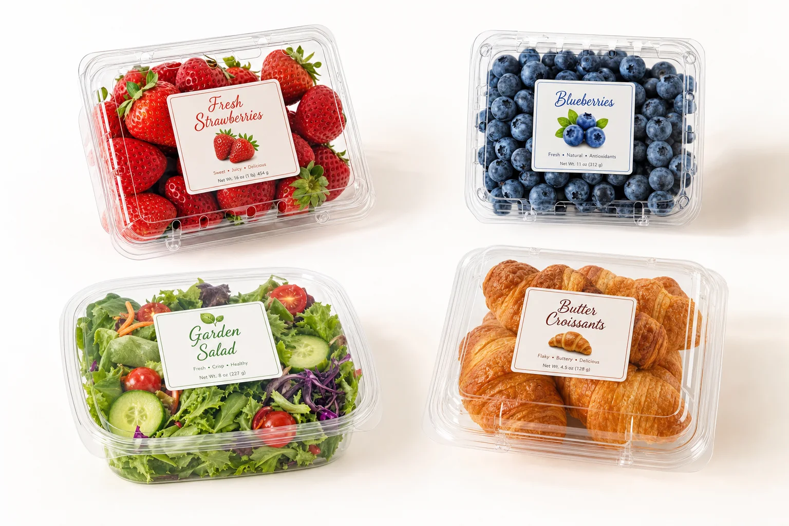 PET Trays & Containers